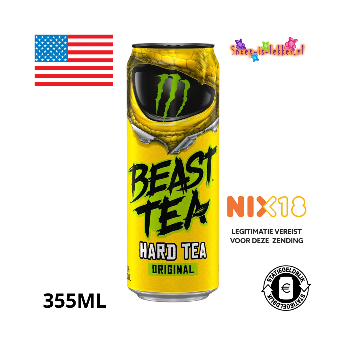 Monster Beast Tea Hard Tea Original 6% 355ml