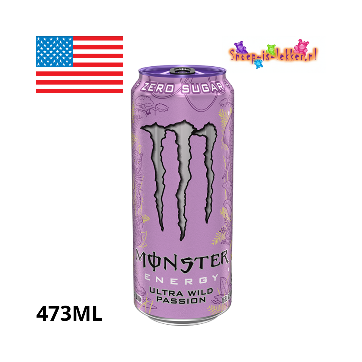 Monster Energy Ultra Wild Passion USA 473ml
