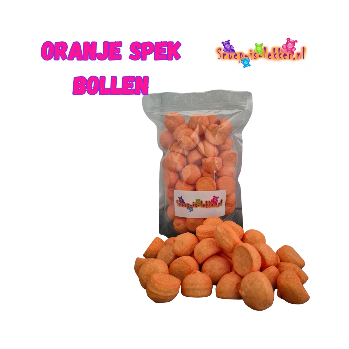 Oranje Spek Bollen 550Gr