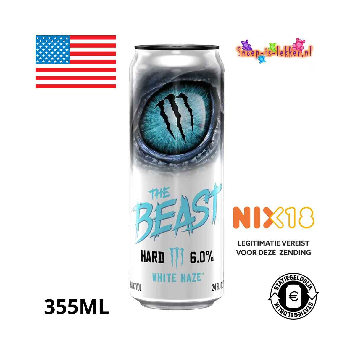 Monster The Beast White Haze 6% 355ml