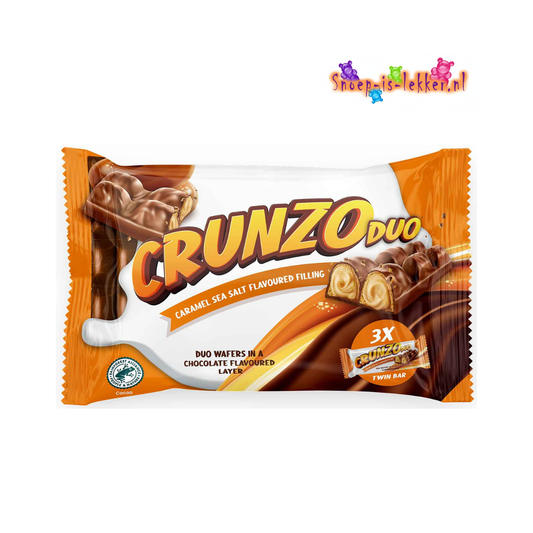 Crunzo Duo Caramel Sea Salt 3x45g