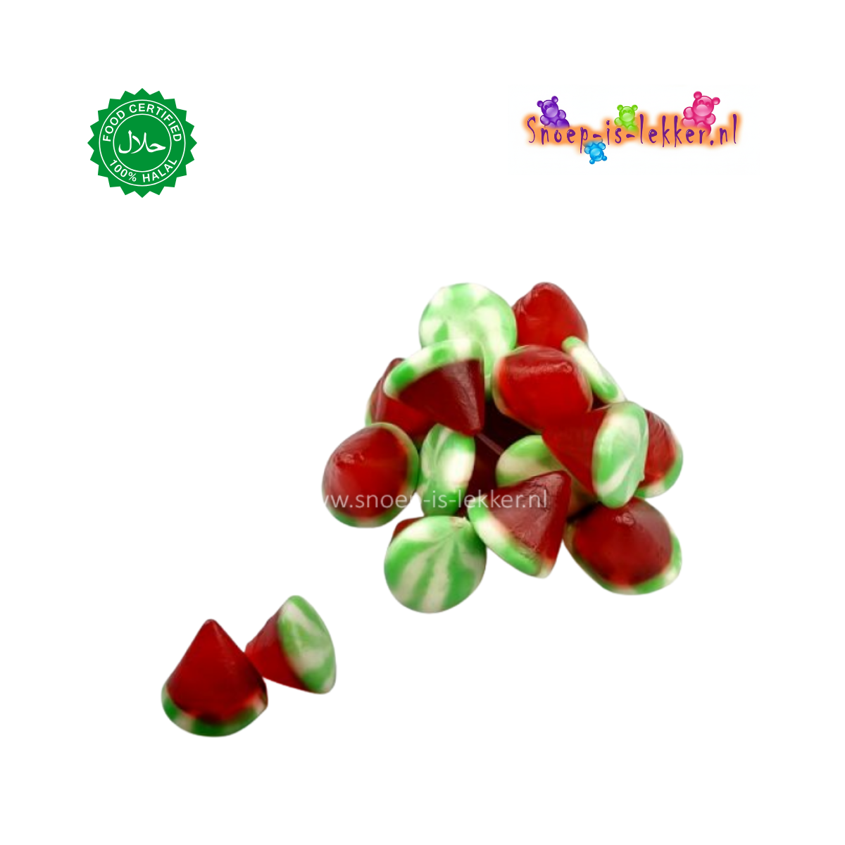 Jelly Strawberry Cones