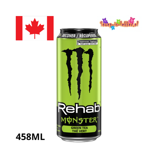 Monster Energy Rehab Green Tea Canadian 458ml