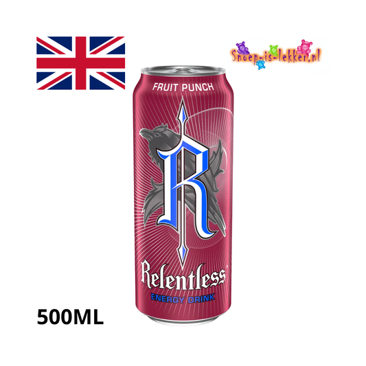 Relentless Fruit Punch Energy Drink 500ml