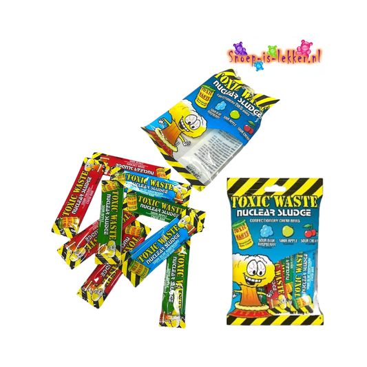 Toxic Waste Mini Chew Bars 80g.