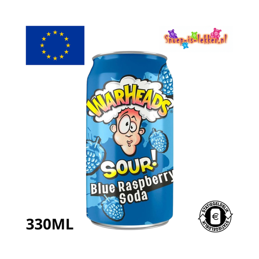 Warheads Sour Blue Raspberry 330ml