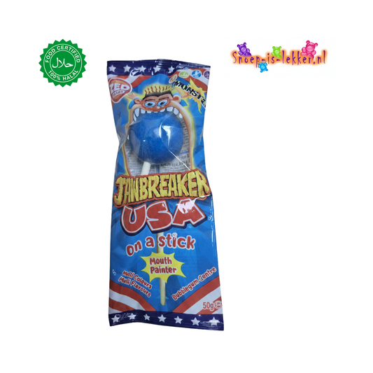 Zed Candy jawbreaker on a stick USA 50g