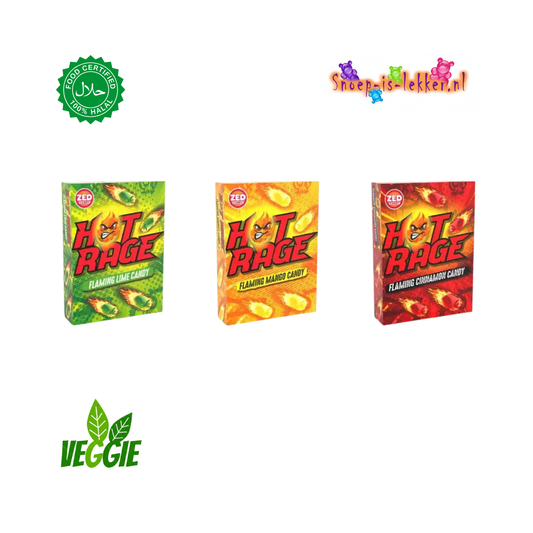 Zed Hot Rage Mix 150 gr. 3 flavors